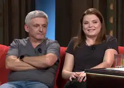 Michal Suchánek se svou dcerou Berenikou Suchánkovou v pořadu Show Jana Krause (2019)
