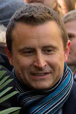 Michal Zuna na Národní třídě 17. listopadu 2023