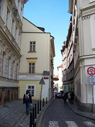 Pohled na ulici od Uhelného trhu