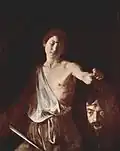 Caravaggio – David s hlavou Goliáše (1609-1610)