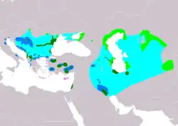 Rozšíření kormorána malého