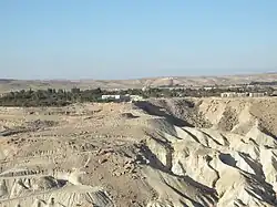Osada Midrešet Ben Gurion nad Nachal Cin
