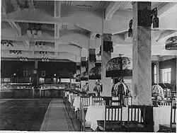 Továrna-kuchyně v Minsku, jídelna r. 1940