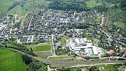 Letecký pohled na Mieroszów