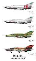 MiG-21S/R/SMT/MF Fishbed H/J