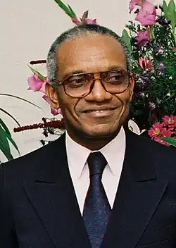 Miguel Trovoada v roce 1995