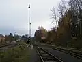 Pohled na trať ve směru Panský