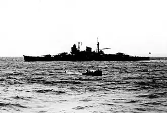 Mikuma v Sukumské zátoce, duben 1939