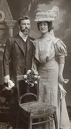 sochař Milan Havlíček se svojí ženou