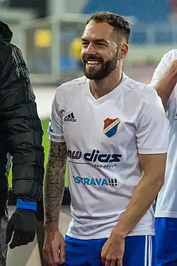 Milan Lalkovič v dresu FC Baník Ostrava v říjnu 2019