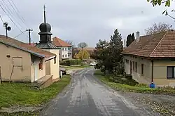 střední část obce