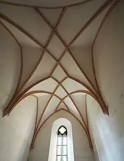 Klenba sakristie kostela sv. Jiljí, Milevsko