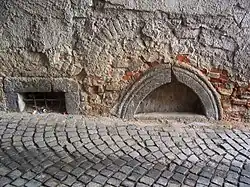 Dochované části Staré synagogy v Milevsku