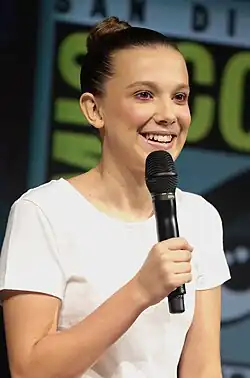Millie Bobby Brownová, představitelka Jedenáctky