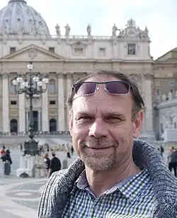 Miloš Szabo na Nám. sv. Petra v Římě