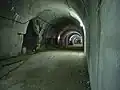 Vnitřek tunelu, který je dnes zpřístupněný návštěvníkům