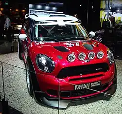Představení Mini Countryman WRC na autosalonu v Paříži