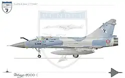 Mirage 2000C perutĕ „Vendée“