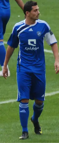 Mirel Rădoi v dresu saúdskoarabského Al Hilalu FC