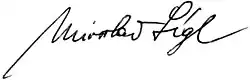 Miroslav Sígl – podpis