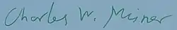 Charles Misner – podpis