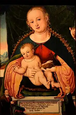 Mistr IW, Epitaf Kašpara Kašpárka s chotí (1538)