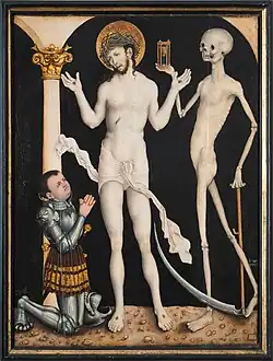 Mistr IW, Votivní obraz ze Šopky (1530), avers