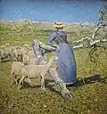 Giovanni Segantini: Poledne v Alpách'