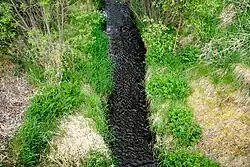 V místě zaniklého Dolního mlýna u Žalmanova