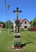 Křížek v jižní části vesnice