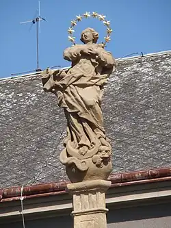 Mariánský sloup v Mnichově Hradišti