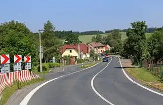 Silnice I/22 v Mochtíně