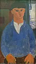 Amedeo Modigliani: Portrét Moise Kislinga (1913)