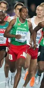 Mohammed Aman při Mistrovství světa v atletice 2011 v korejském Tegu