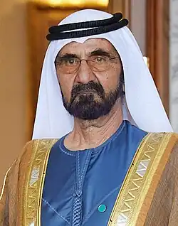 Muhammad bin Rášid Ál Maktúm předseda vlády a viceprezident od roku 2006