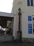 Mohelnice, sloup se sochou P. Marie Immaculaty.JPG