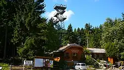 Rozhledna na vrchu Sulzberg z roku 1967