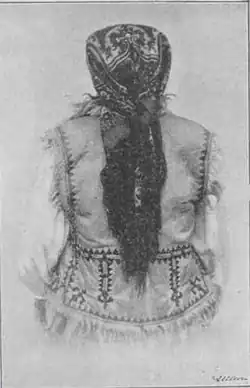 Mladá dívka v kroji, Brustury