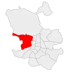 Moncloa – Aravaca na mapě