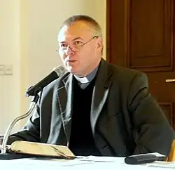 Mons. Michael Slavík na Celostátním setkání animátorů seniorů, 26. 10. 2012, Hradec Králové