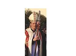 Mons. de Germay v pluviálu