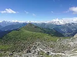 zbytky po ledovci pod Monte Averau a Monte Pore