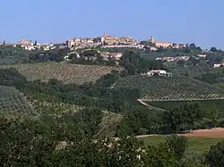 Panorama města Montefalco