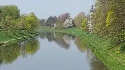 Řeka u Klášterního Hradiska v Olomouci