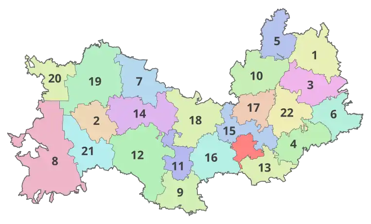 Členění Mordvinska