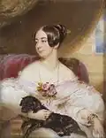 Hraběnka Ferdinanda Karolyi-Kounicová, asi 1840