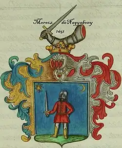 Erb rodu Mórocz de Nagyabony