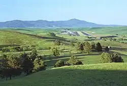 Pohled na letiště z jihozápadu