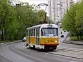 Tramvaj Tatra T3SU v Moskvě