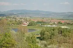 Pohled na rekreační nádrž od západu